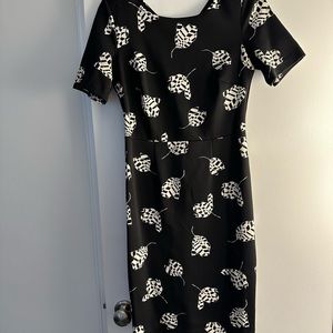 Vince Camuto black and white  dress